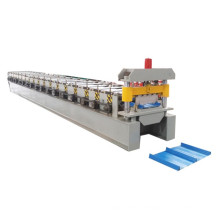 China aluminium roof seamless water gutter roll forming machine